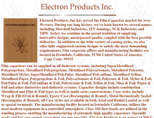 Tablet Screenshot of electronproductsinc.com